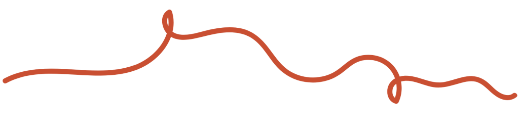 Línea curva roja como recurso gráfico corporativo.